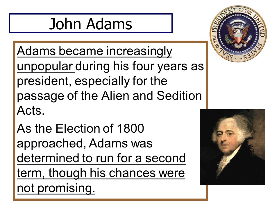 John Adams Presidents amp Their Times
